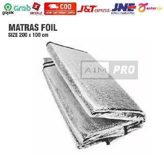 Jual AIMPRO Matras camping gunung tenda alumunium foil 200x100 cm