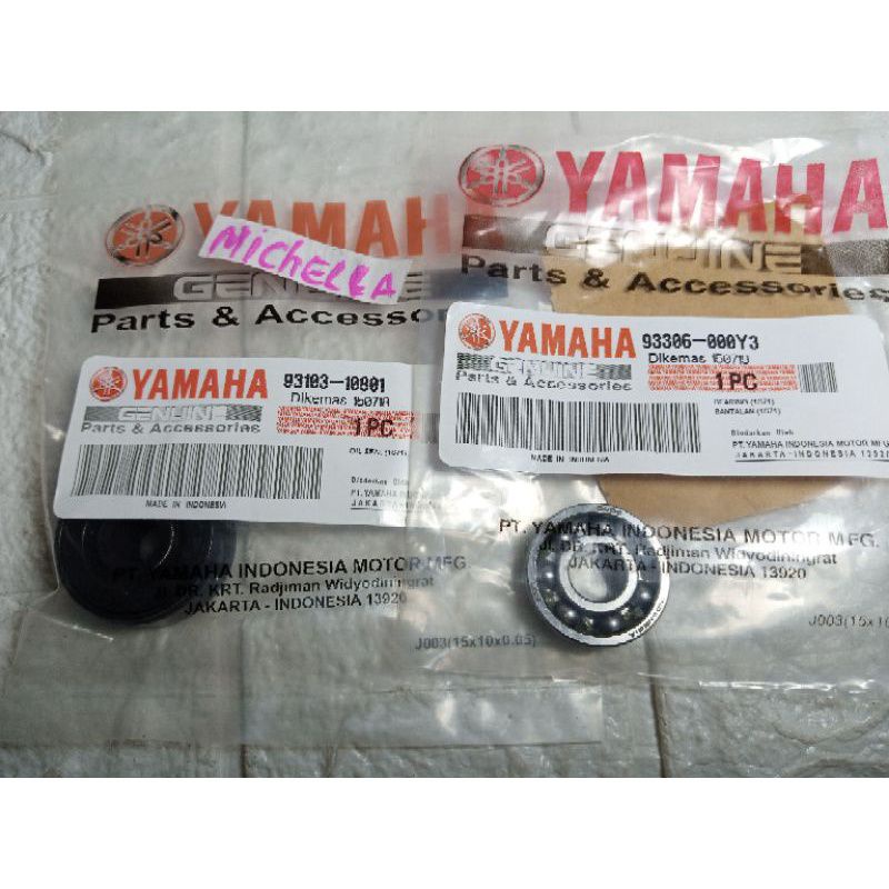 seal water pump jupiter mx, vixion lama, harga 1 set seal + bearing