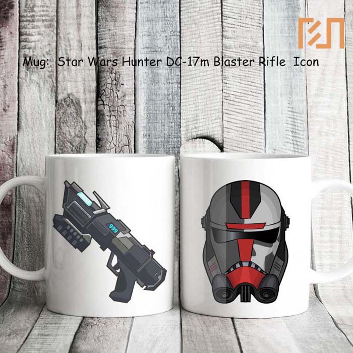 Mug Star Wars Hunter DC-17m Blaster Rifle icon
