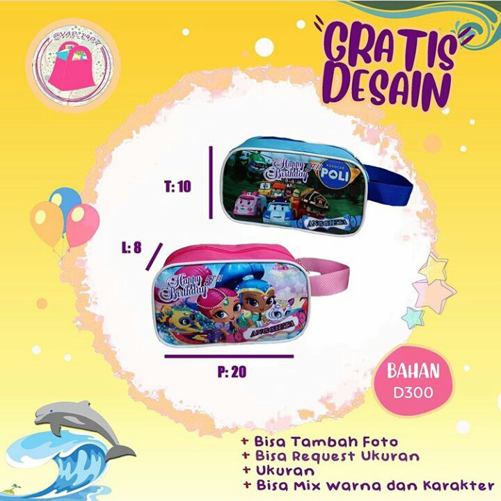 

TEMPAT PENSIL POUCH ROBOCAR POLY