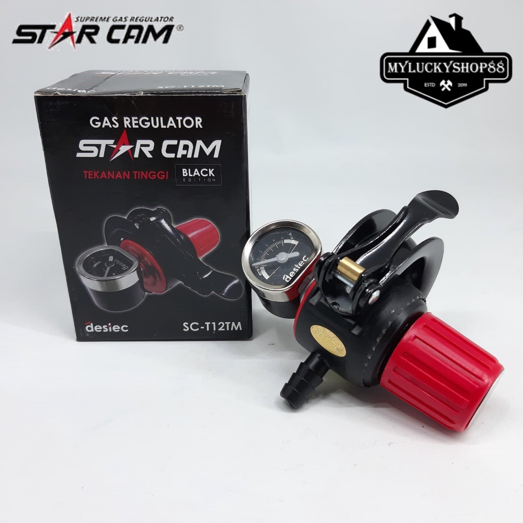 Regulator Gas TT-202.M - Tekanan Tinggi Meter Star Cam High Pressure SC-T12TM SCT12TM SC-T-12-TM