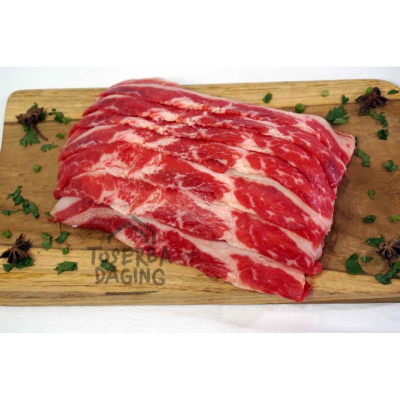 US Angus Beef Slice Fresh 500gr | Shortplate Angus