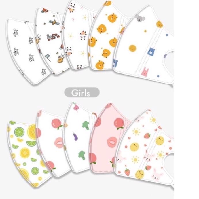 Terlaris Masker Bayi Masker Anak 3D Face Mask - Duckbill Bayi 0-3 tahun Duckbill Anak 3-9 Tahun Pack