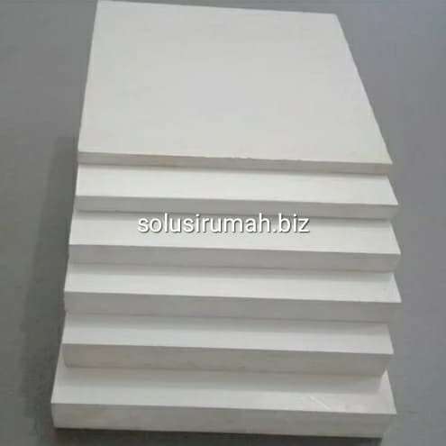 PVC SHEET BOARD Lembaran 18mm /100cm 18 MM PLASTIK PAPAN FOAM PUTIH