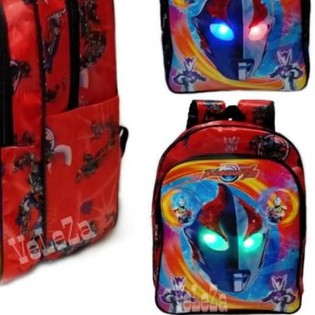 Tas Ransel Anak Laki-Laki Karakter LED Ultraman