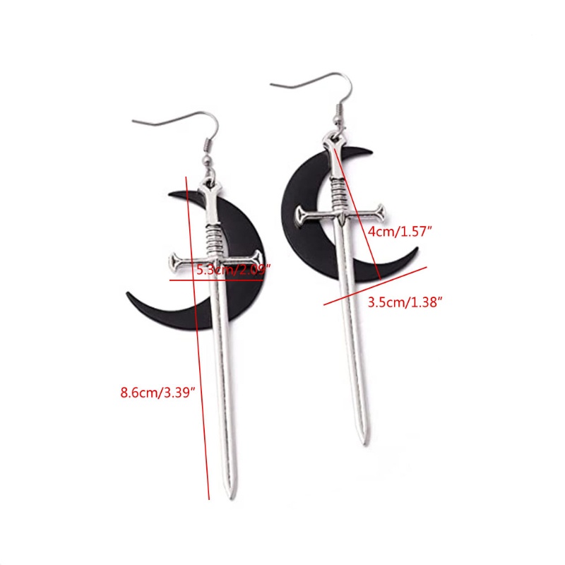 SIY  Novelty Alloy Dangle Earrings Punk Earrings for Adult Vintage Drop Adornments