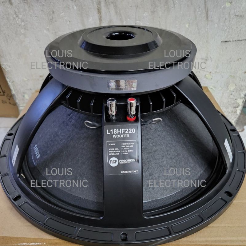 Speaker Komponen RCF L18HF220 L 18HF220 L18 HF220 L 18HF 220 18 Inch Grade A