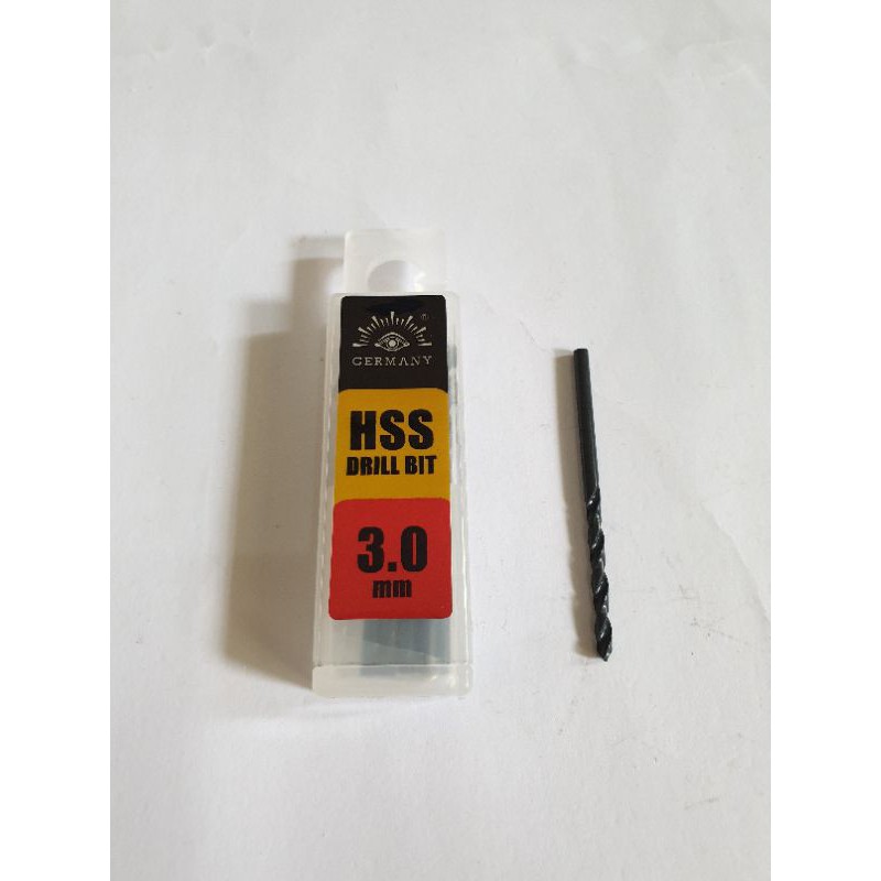 Mata Bor Besi Tjap Mata/Cap Mata HSS 3 - 3.5 - 4 - 4.5 - 5 - 6 mm