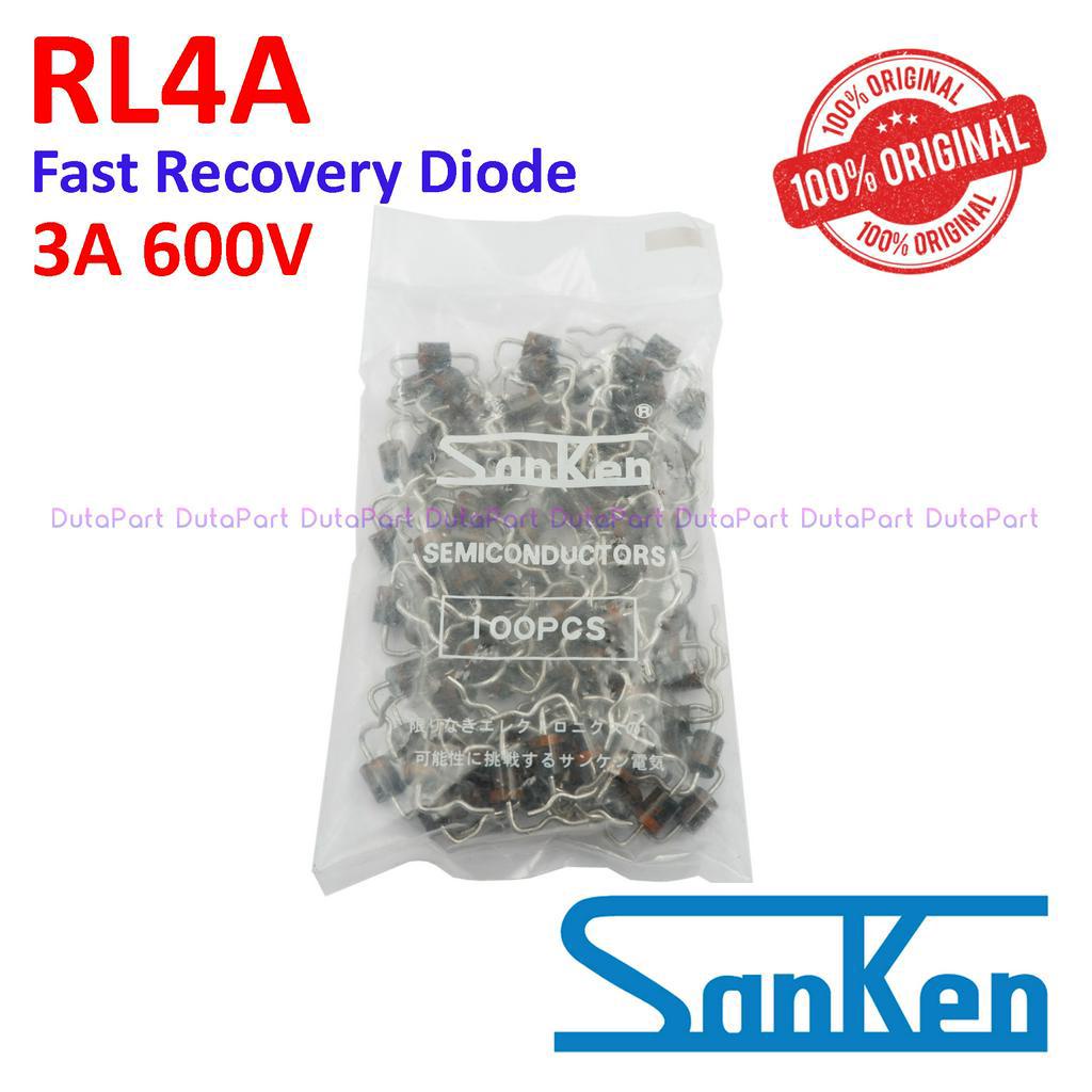 RL4A 3A 600V ORIGINAL SANKEN JAPAN Fast Recovery Diode Dioda