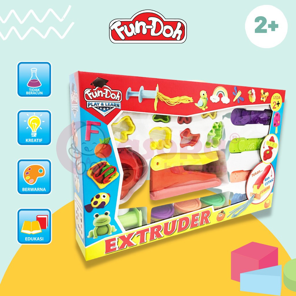 FunDoh Extruder Mainan Edukasi Mainan Lilin Anak 28067 ASOKA