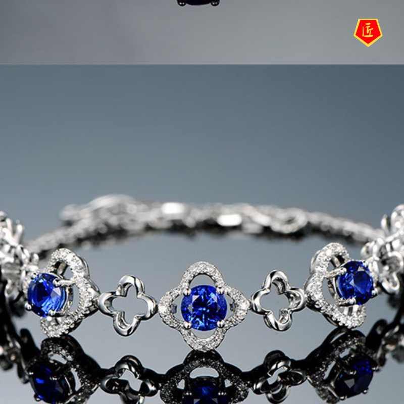 [Ready Stock]Luxury Noble Sapphire Bracelet