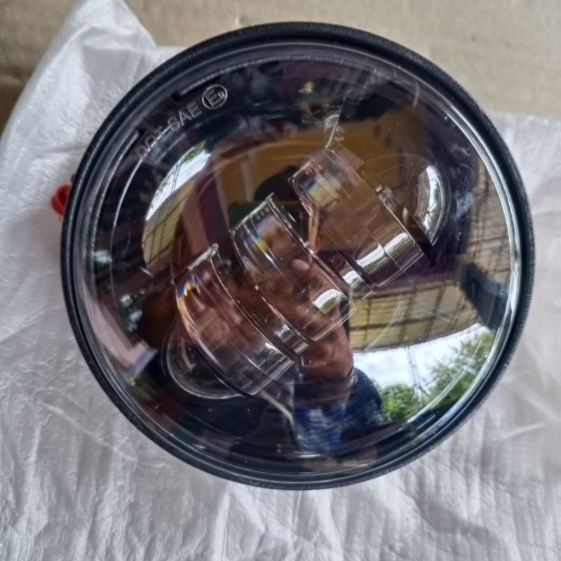 lampu dymaker daymaker c70 c50 bespa jadul original super terang  2 cahaya ready 4,5inci