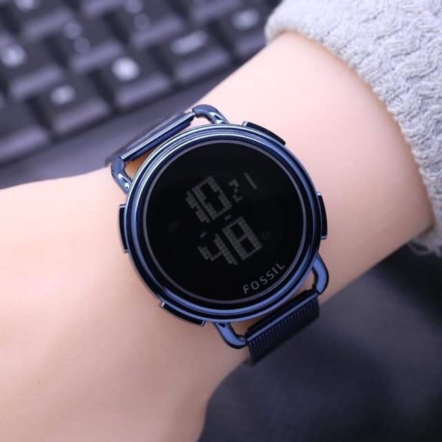 JAM TANGAN WANITA ANTI AIR FSL1880 DIGITAL TALI RANTAI PASIR FASHION WANITA INCLUDE BOX