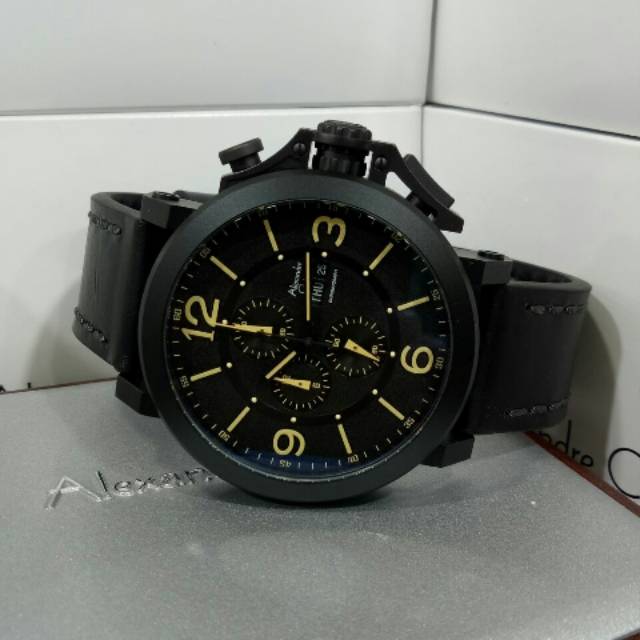 Jam Tangan Pria Alexandre Christie AC 6281 Black