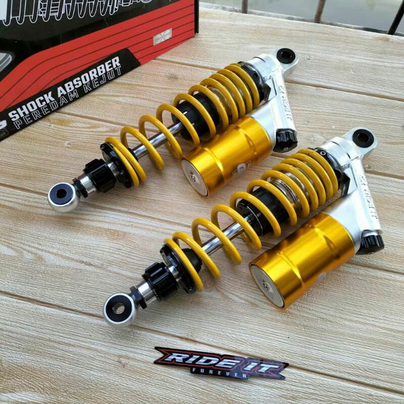 Shock Tabung RIDE IT GP 277 RDC PREMIUM DOUBLE KLIK 320 340 Skok Shockbreaker model rcb RX KING CB SUPRA X