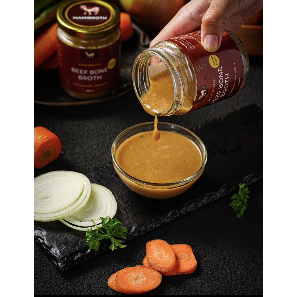 

Beef Bone Broth Grass Fed Premium @250 ml
