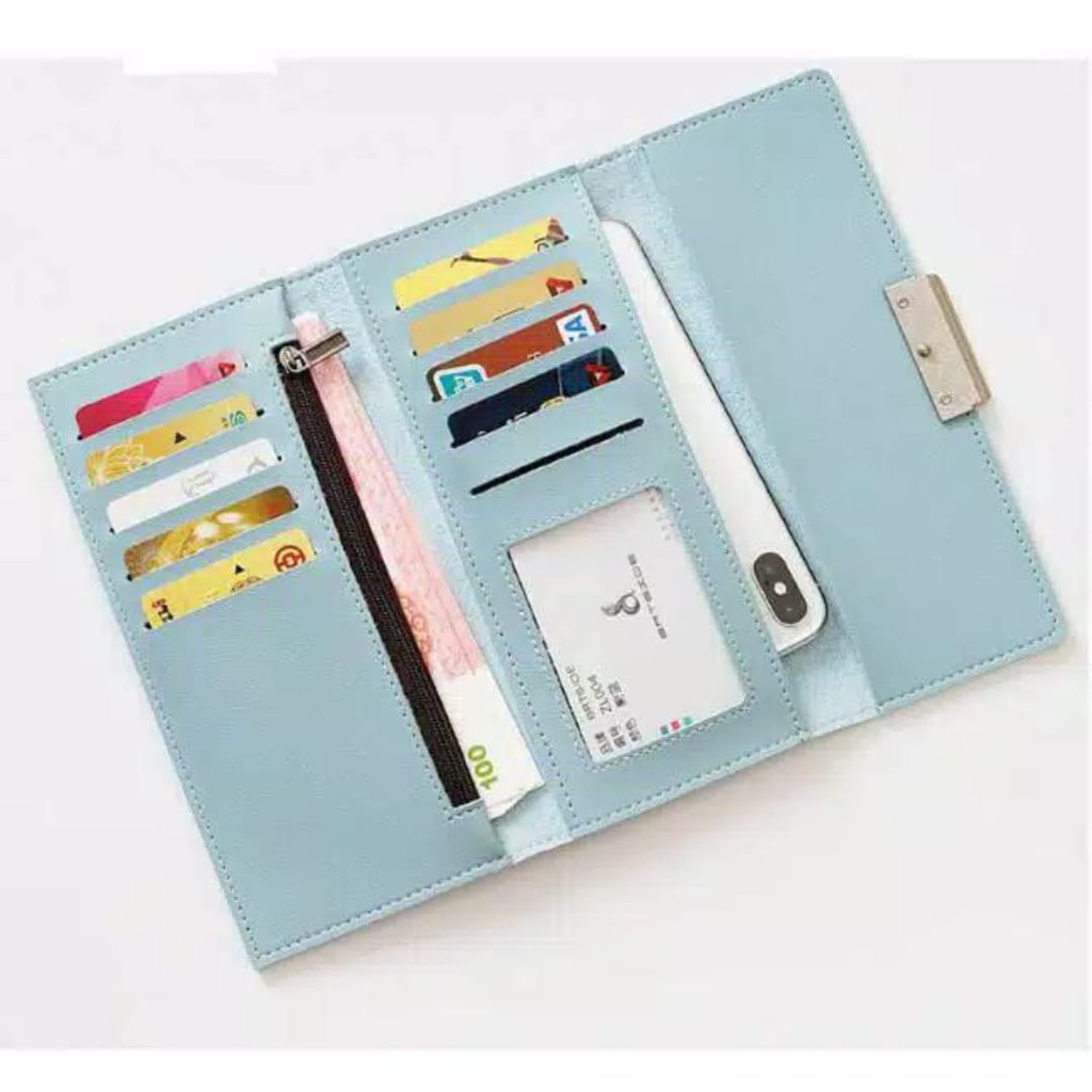 ( Fy ) COD Dompet Panjang Wanita IMPORT Dompet Wanita Panjang Dompet Import Real Pict Cantik