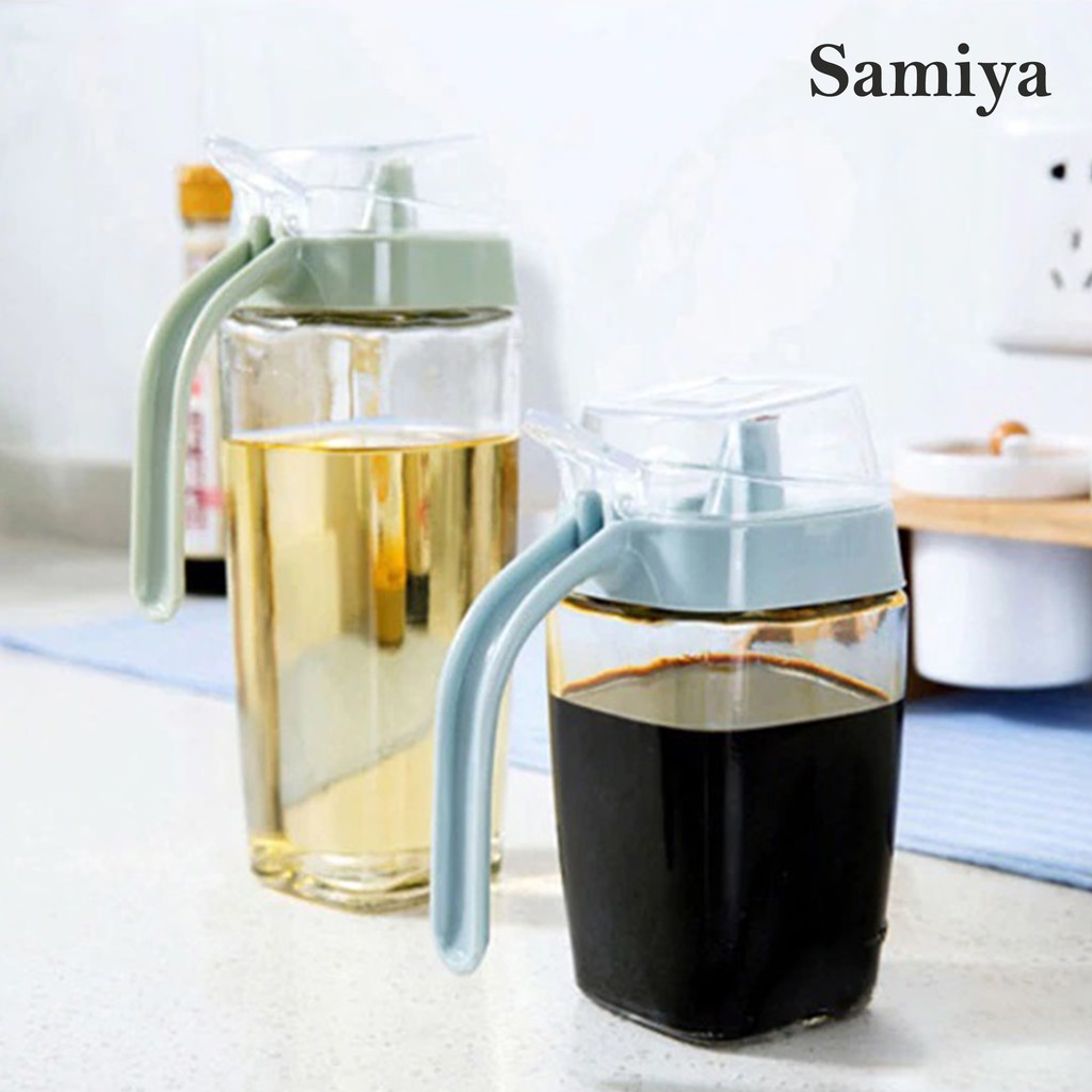 botol minyak / botol minyak serbaguna seasoning glass jar 550ml / botol minyak plastik