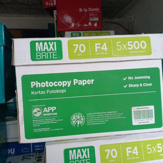 

Kertas F4 70 gr Paperlite 1dus KERTAS FOLIO