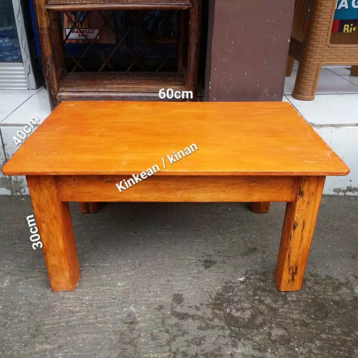 Meja Lesehan Kayu - Panjang60cm