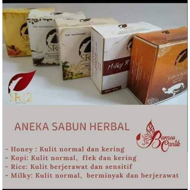 Sabun bulus SR12 / sabun kopi SR12 / sabun rice SR12 / sabun honey SR12 / sabun milky SR12