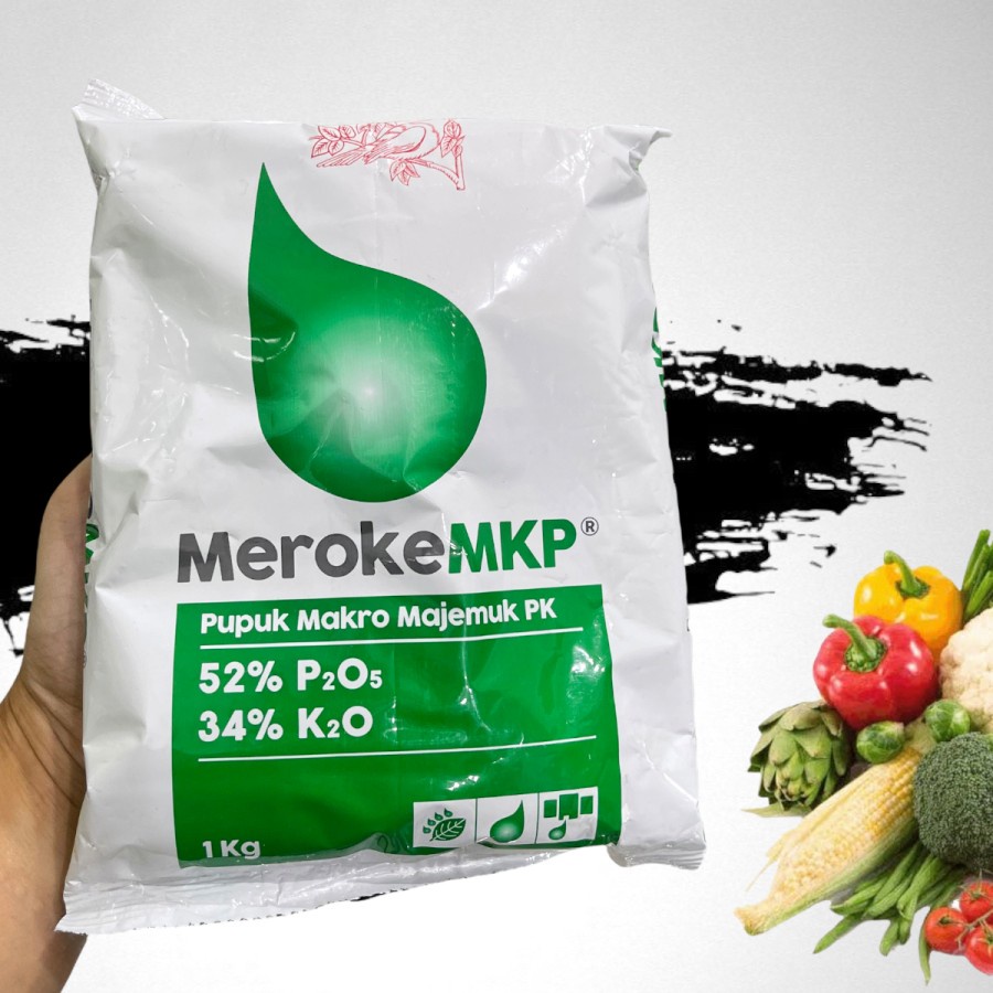 Pupuk meroke MKP mono kalium fosfat hidroponik grade kemasan original