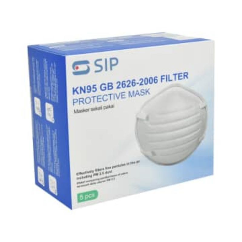S Sip Set 5 Pcs Masker Anti Virus Kn95
