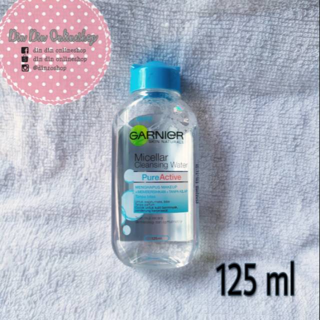 Garnier Micellar Cleansing Water Make Up Remover 125 ml Blue