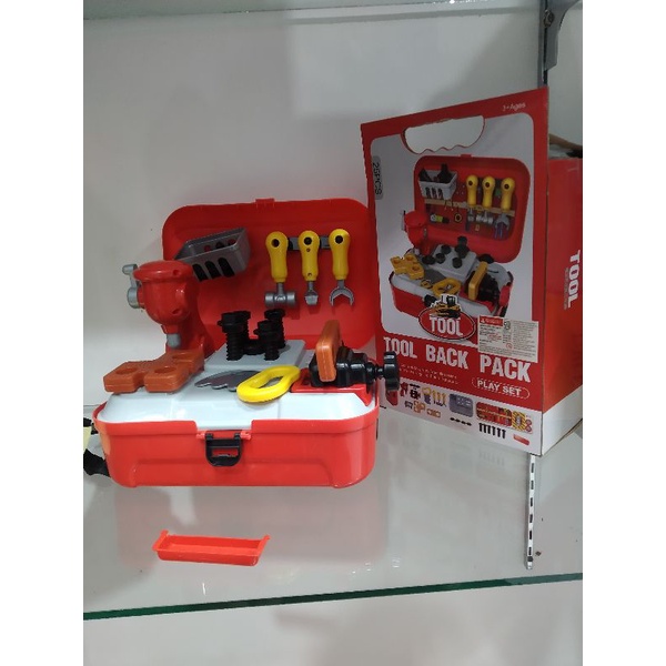 KST PLASTIK WORKMAN TOOL TOYS BACKPACK