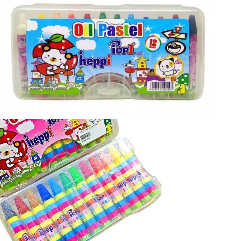 

Krayon Oil Pastel Pop 1 12 Colors