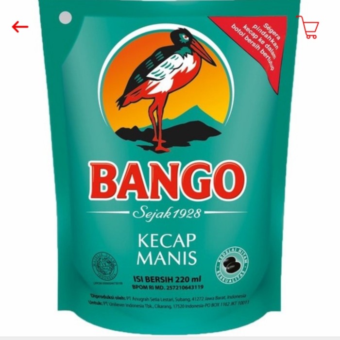

makanan bango kecap manis pouch 275ml