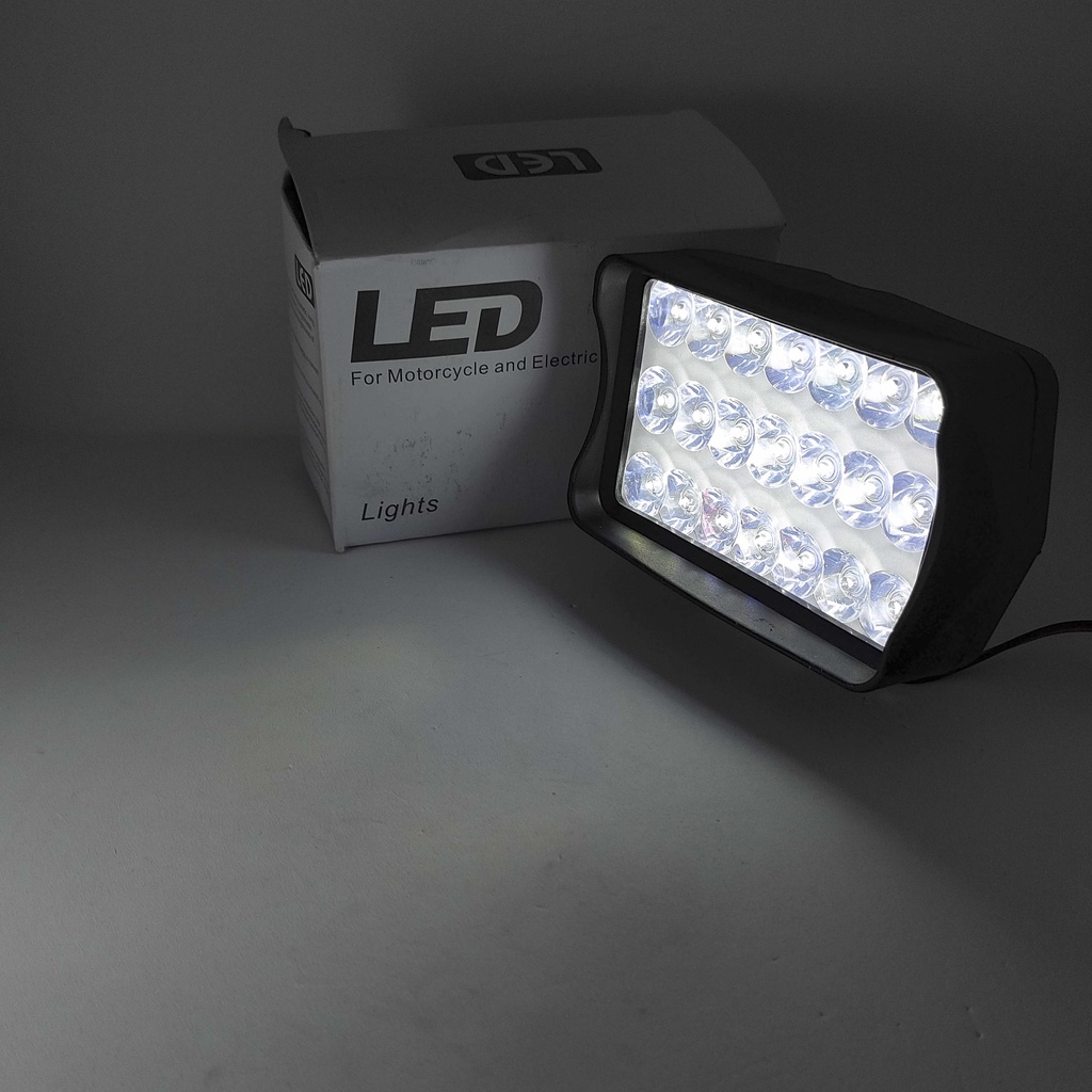 LAMPU TEMBAK LED CREE 21 LED PEARL 21WATT UNIVERSAL TERBARU