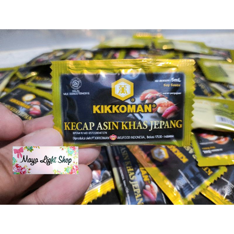 Wasabi 2gr soy sauce 5ml shoyu wasabi paste sachet kecap asin halal termurah original bahan sushi saset shoyu