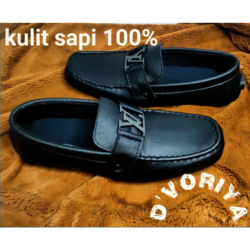 sepatu kulit murah / sepatu pantopel casual / sepatu kantor formal keren kasual pantofel / bayar di tempat cod / loafers santai