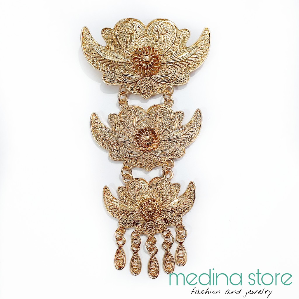 Bros Kebaya/Bros Susun/Bros Kutubaru/Bros Seragam Pesta/Bros Grosir Murah Mewah-A - Rose Gold