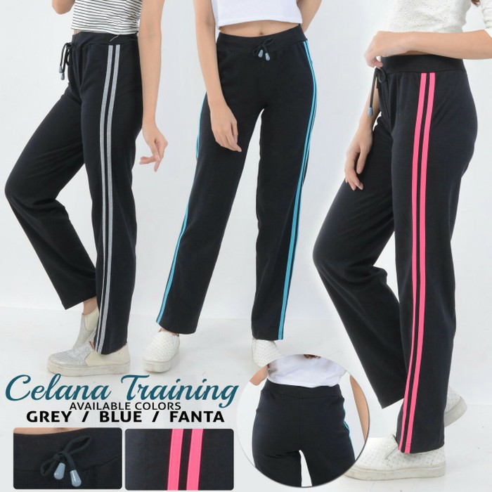 TERMURAH - CELANA TRAINING OLAHRAGA WANITA ALLSIZE - MERAH