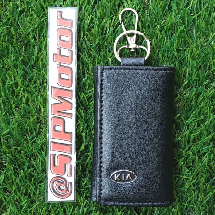 Dompet Kulit KIA Gantungan Kunci STNK Mobil