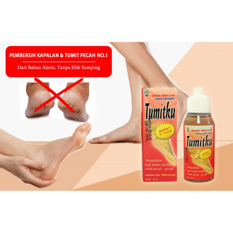 Tumitku Obat Ampuh Mengatasi Kaki Pecah Kapalan / Menghilangkan kaki kapalan BPOM