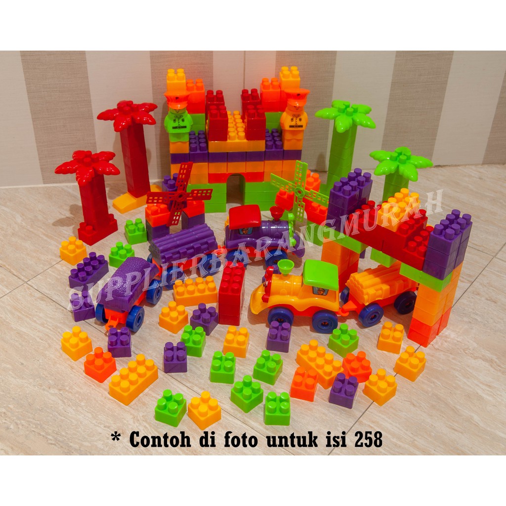 Mainan Lego Block Petualangan Tom Tom isi 158bj HM0366