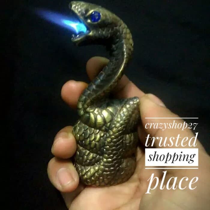 Korek api gas unik king kobra Cr008