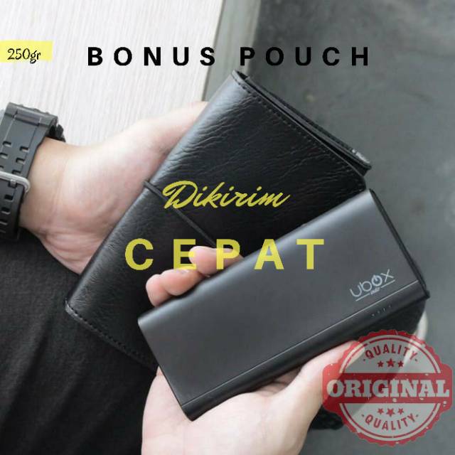 Powerbank UBOX Original Cellon Real Capacity 10.000 mah 2.4A Bonus Pouch