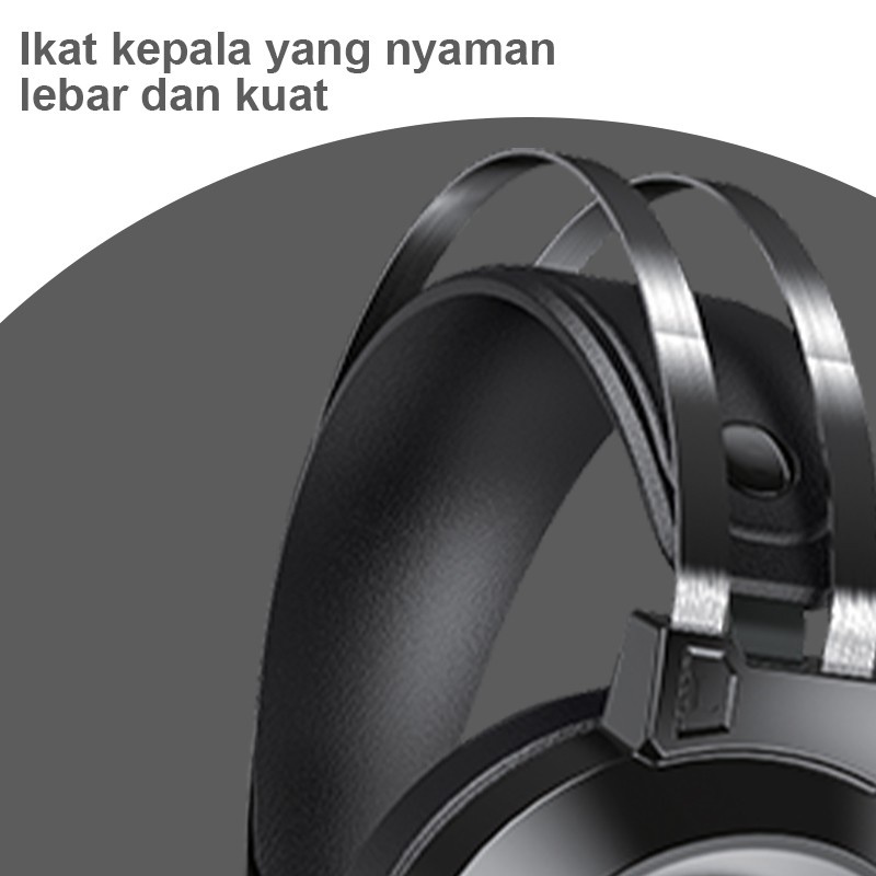 Headset Gaming Mobile RG-H602 RAPTOR Free Splitter Garansi 1 Tahun