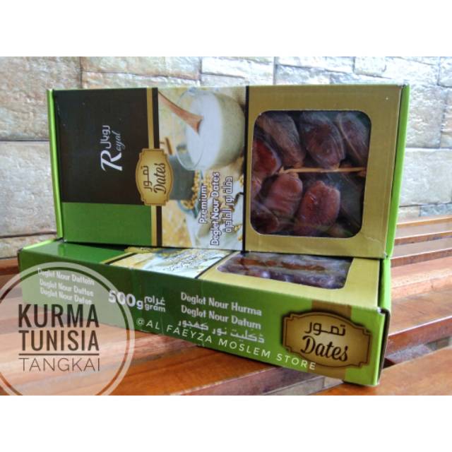 

Kurma Tunisia Tangkai kemasan 500gr