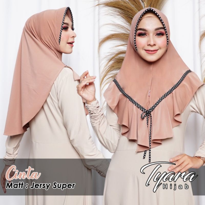 Bergo Cinta Jersey Super Original Tyara Hijab