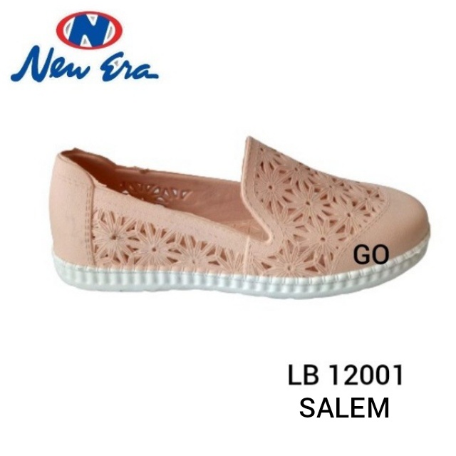 gof NEW ERA LB 12001 PVR Sepatu Slip On Wanita Karet Terbaru Original Murah