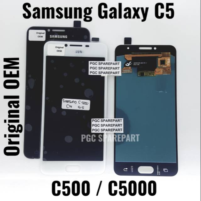 Original OEM LCD Touchscreen Fullset Samsung Galaxy C5 - C500 - C5000