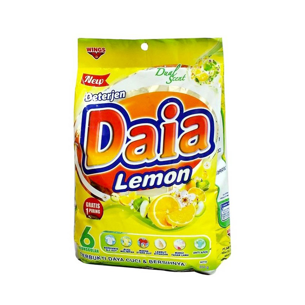 Jual Daia Detergent Softener All Varian 850 Gram Gratis Piring Cantik ...