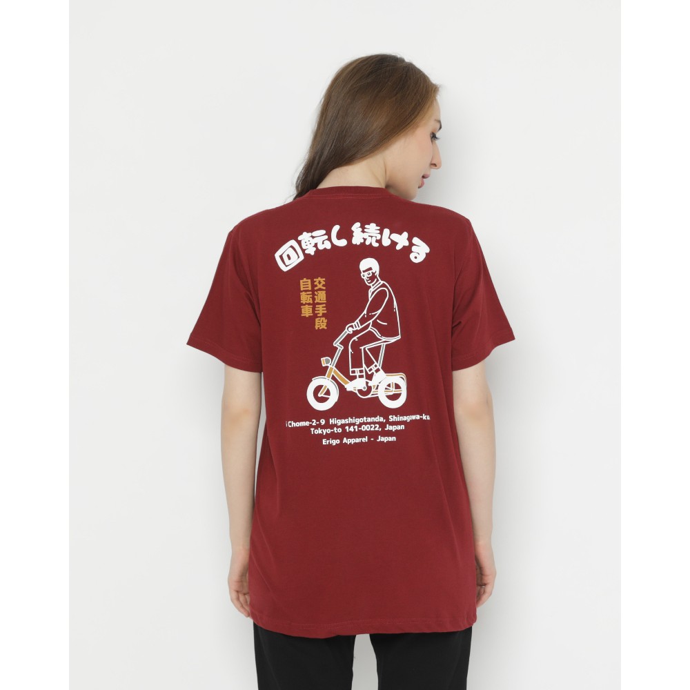 

Erigo T-Shirt Baiku Maroon