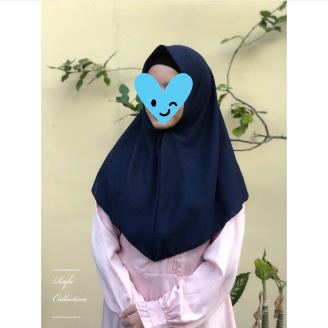 Jilbab instan #navy Hijab instan Hijab Simple