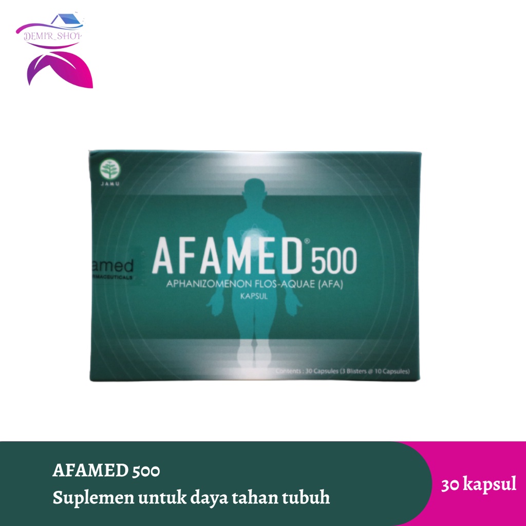 Afamed 500 Suplemen Daya Tahan Tubuh / Cegah Penuaan Dini